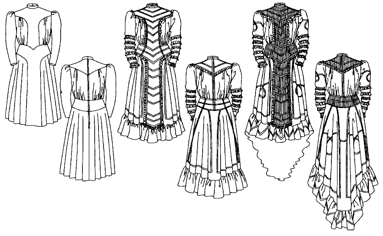 227 Edwardian Gown - PDF