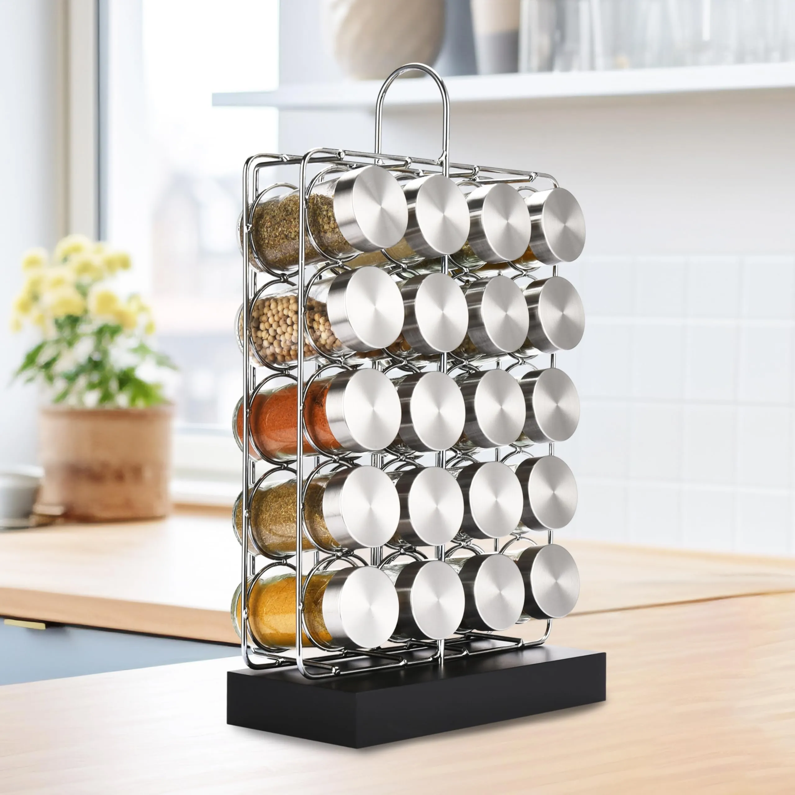 2lb Depot 10 Inches Wall Spice Rack Shelf - Spice Rack Organizer Wall Mount