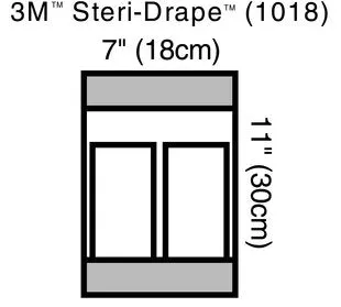 3M 1018 Steri-Drape Instrument Pouch 18cm x 30cm