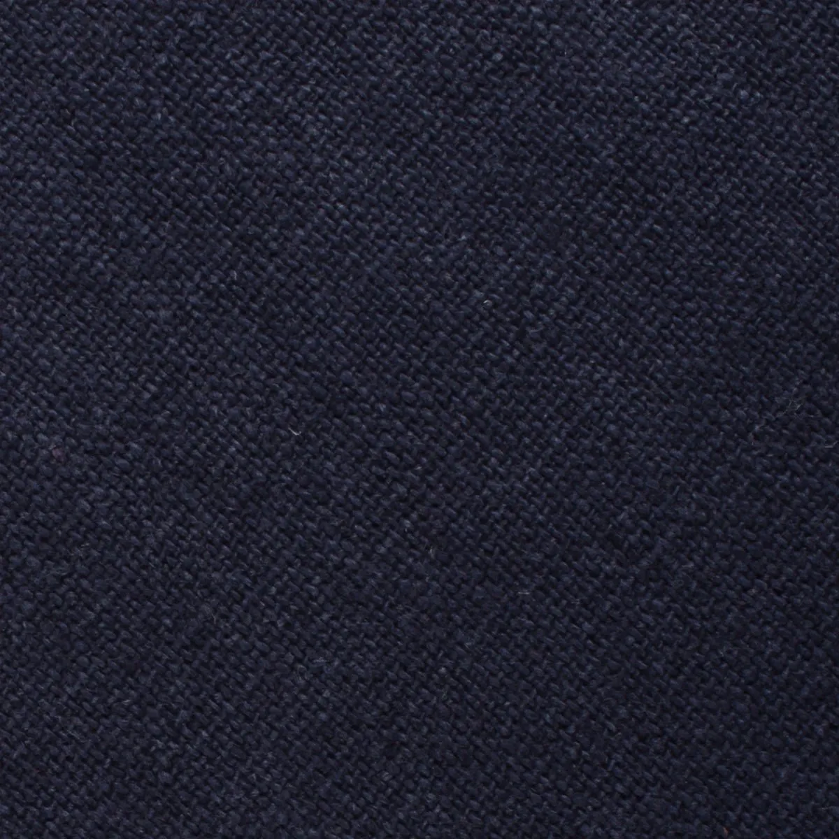 Baltic Sea Midnight Blue Linen Pocket Square