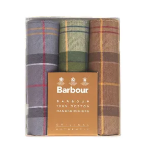 Barbour Handkerchief Gift Box Set Tartan 1