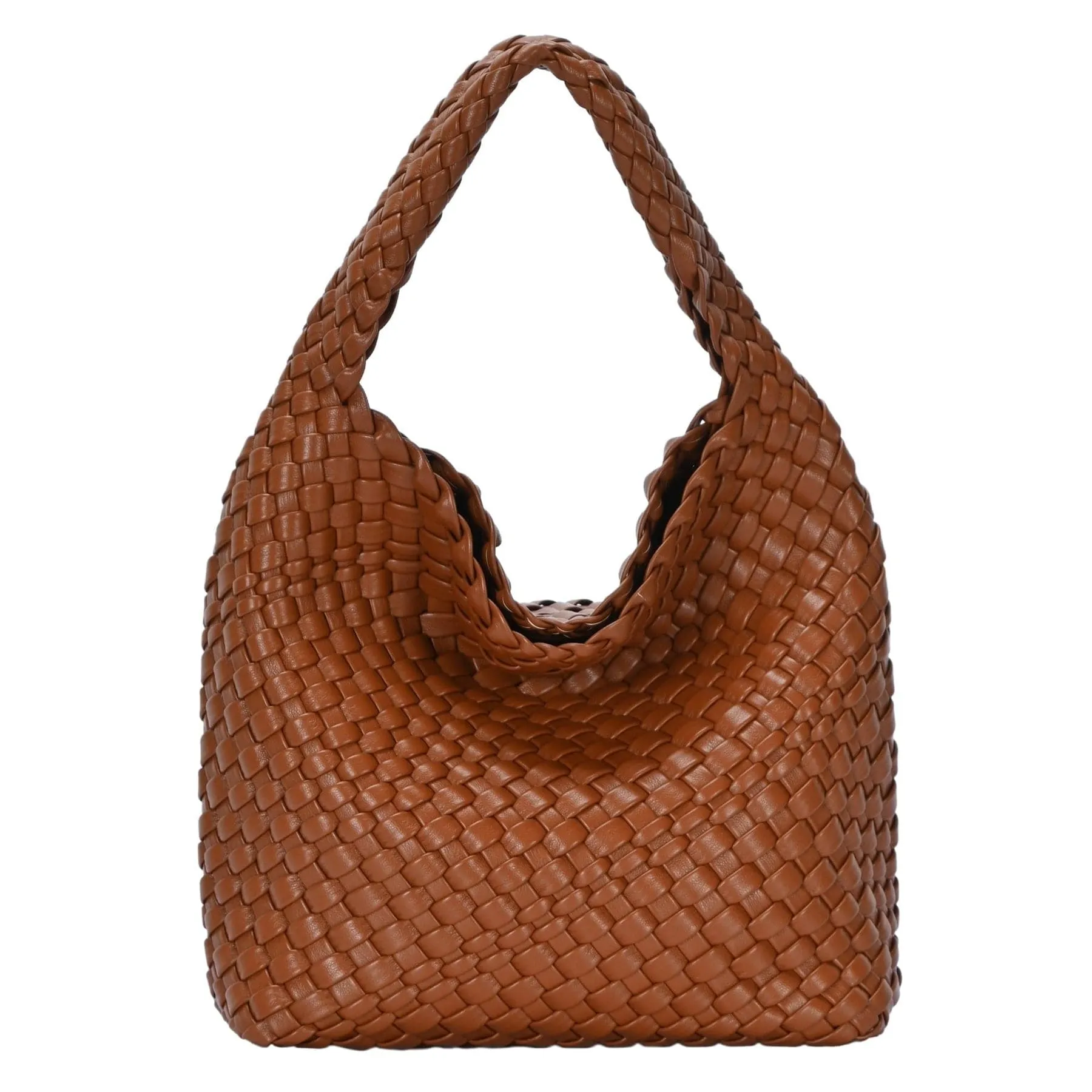 BGA6339 Parker Woven Satchel/Hobo Bag With Pouch