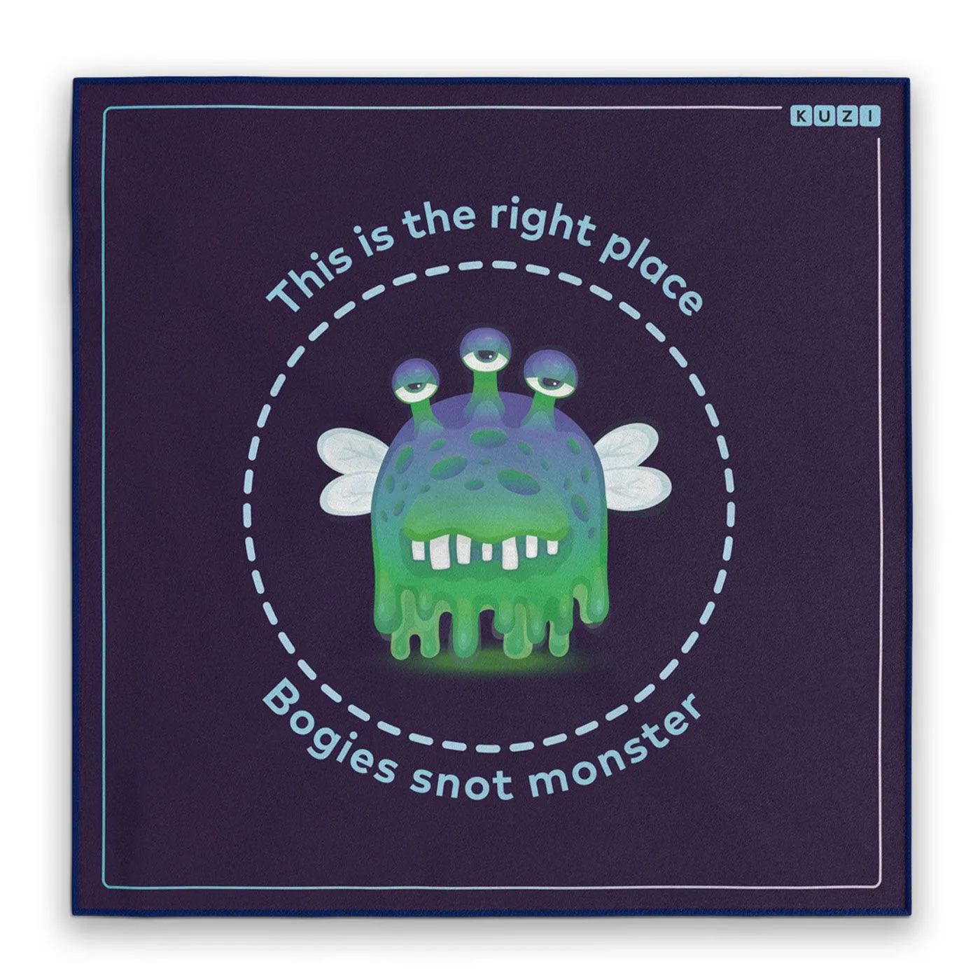 Bogies snot monster handkerchief 100% Cotton Perfect Gift