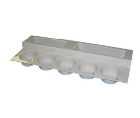 Caravan Stepped Cup & Plate Rack ivory