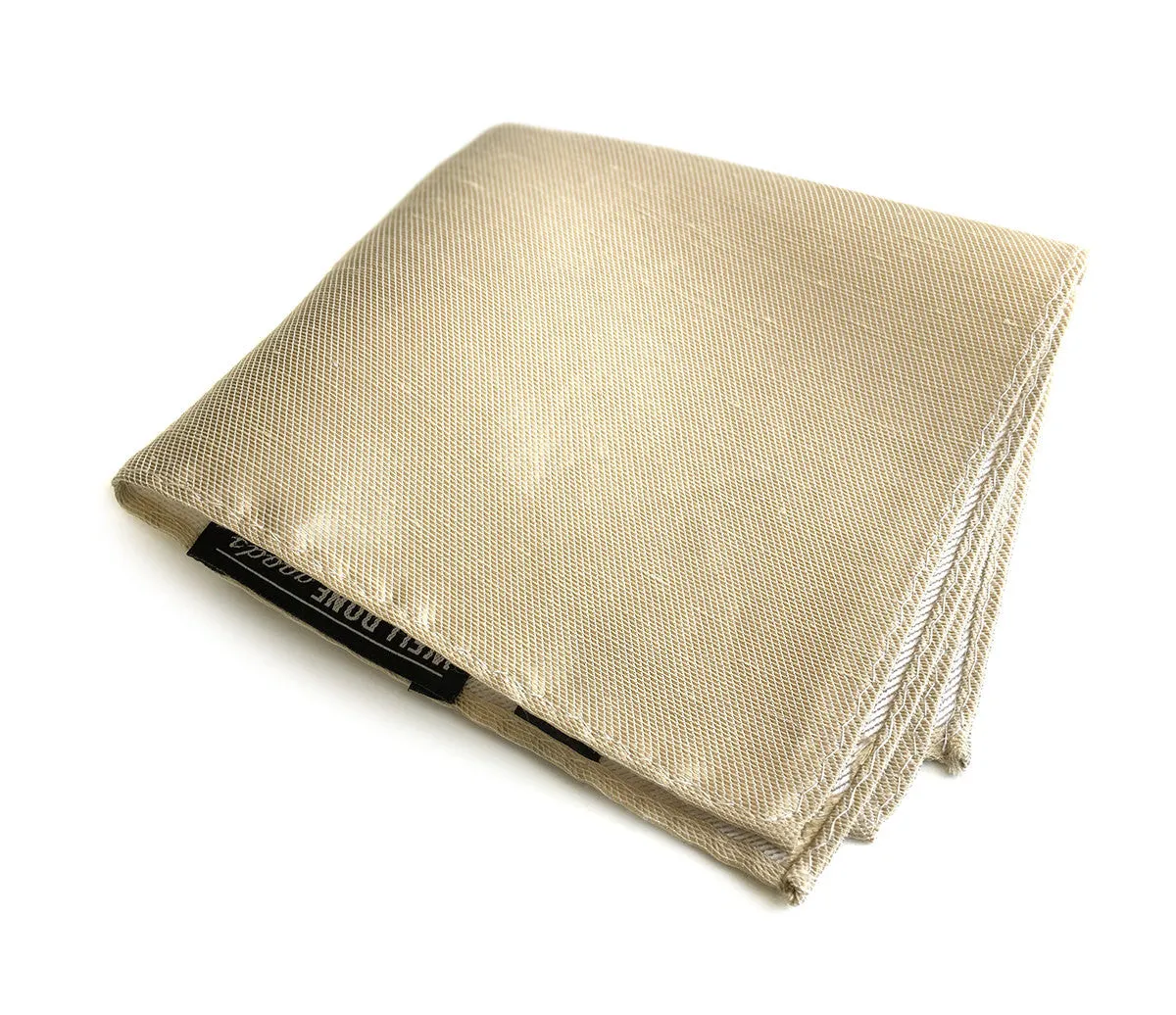 Champagne Linen Pocket Square, Fisher