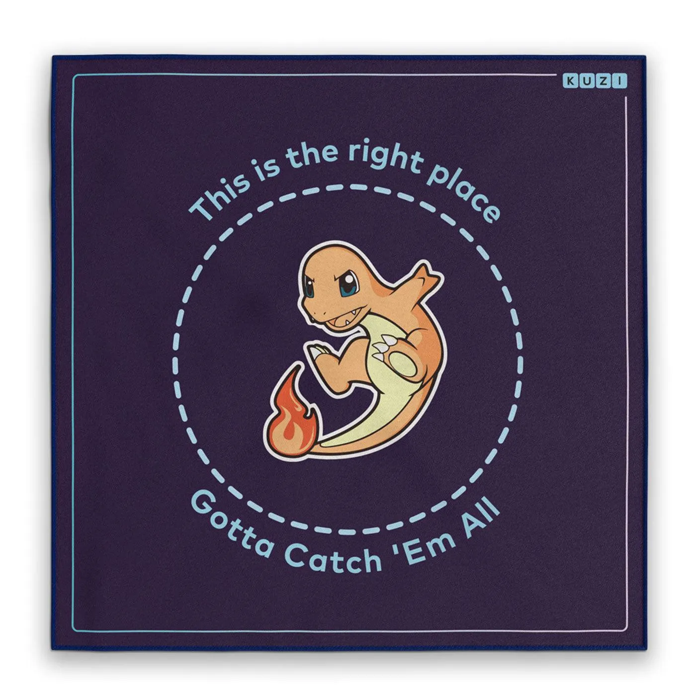 Charmander handkerchief Pokemon 100% Cotton Catch them all