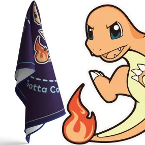 Charmander handkerchief Pokemon 100% Cotton Catch them all