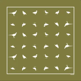 'Game Birds' 100% Cotton Bandana