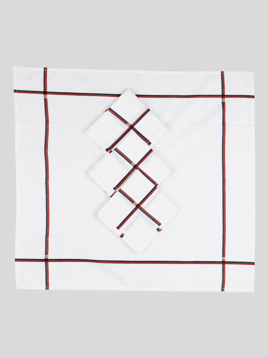 Good Feel DMK Handkerchief White ( 5 PCs Pack )