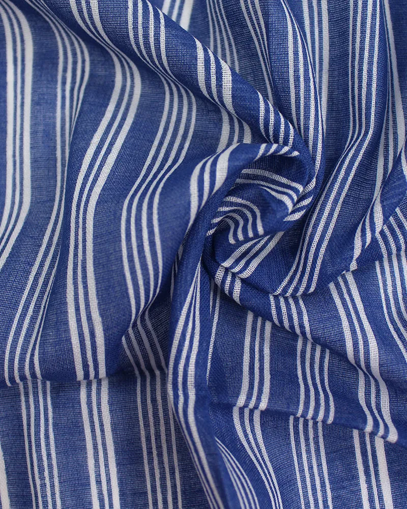 Japanese Handkerchief, Classic, Shima, Kyoto Blue