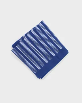 Japanese Handkerchief, Classic, Shima, Kyoto Blue