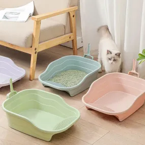 Large Pet Litter Basin Cat Litter Box