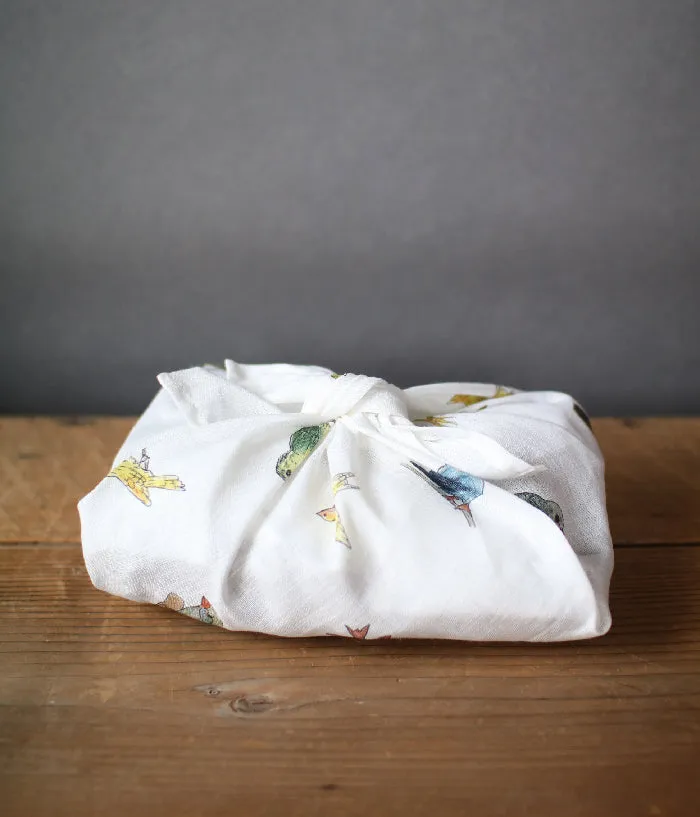 Linen Handkerchief {Birds}