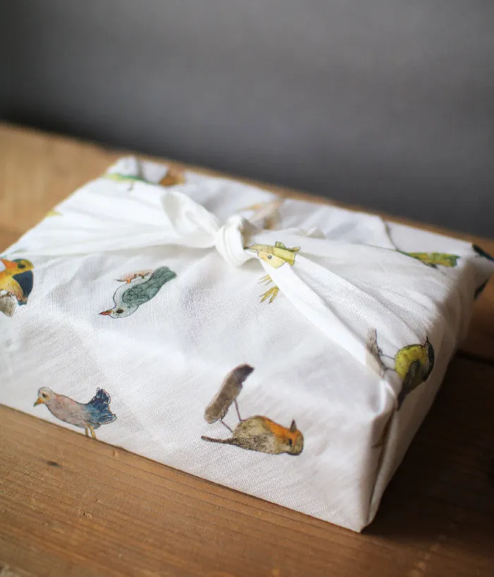 Linen Handkerchief {Birds}