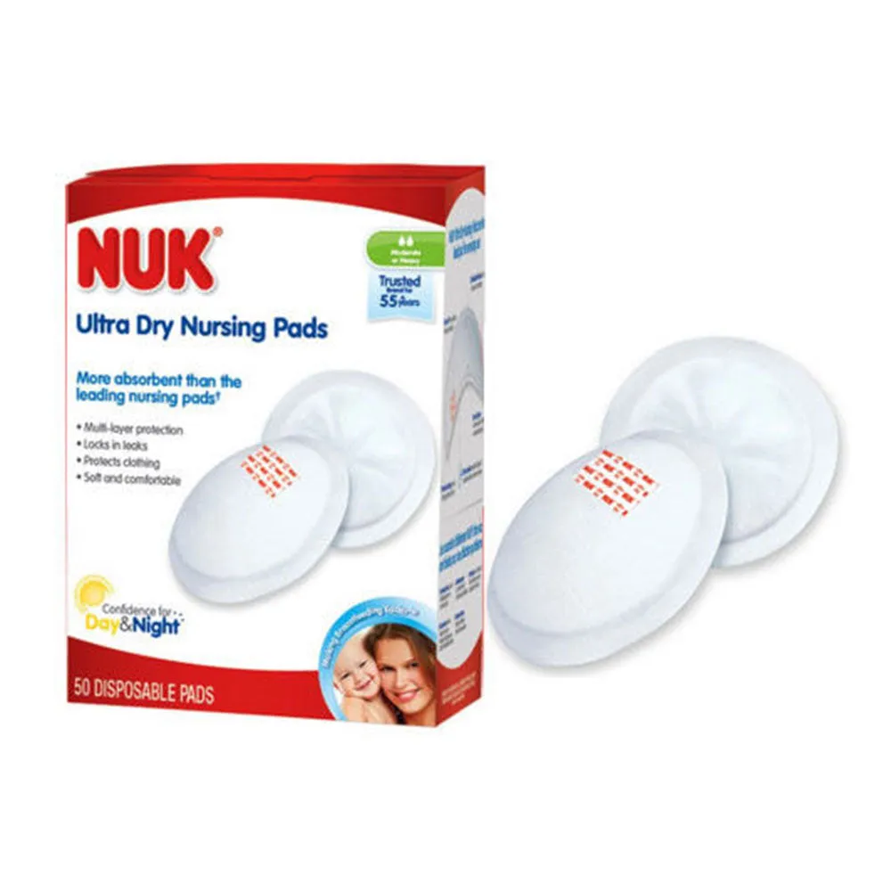 Nuk 62112 Ultra Dry Nursing Pads, Box of 50