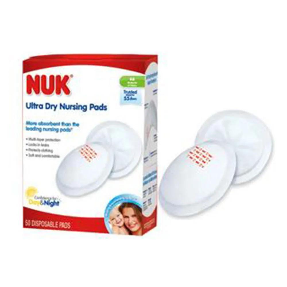 Nuk 62112 Ultra Dry Nursing Pads, Box of 50