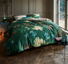 Peonies Quilt Cover Set Range Green