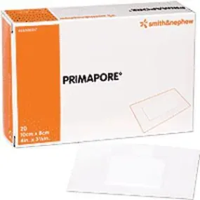 PRIMAPORE Adhesive Non-Woven Wound Dressing, 8" x 4"