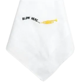 "Blow Here" Handkerchief