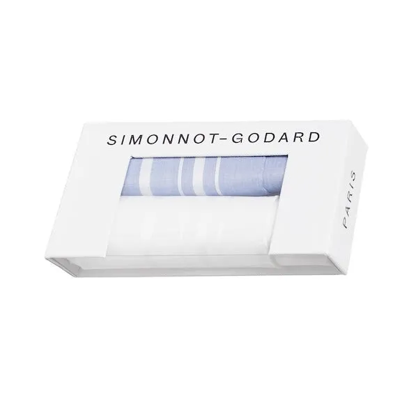 Simonnot Godard Pocket Square 2 Pack (Box Set)